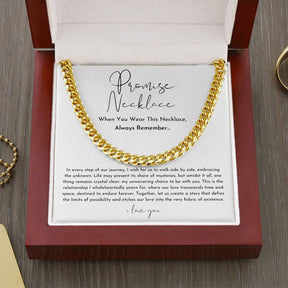 Collier de Promesse Élégant pour Couples - Symbole d'Amour Durable et Raffiné