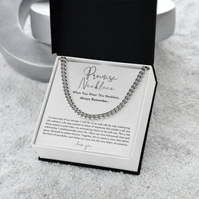Collier de Promesse Élégant pour Couples - Symbole d'Amour Durable et Raffiné