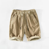 Shorts Décontractés en Velours Côtelé - Confort et Style Toute la Journée