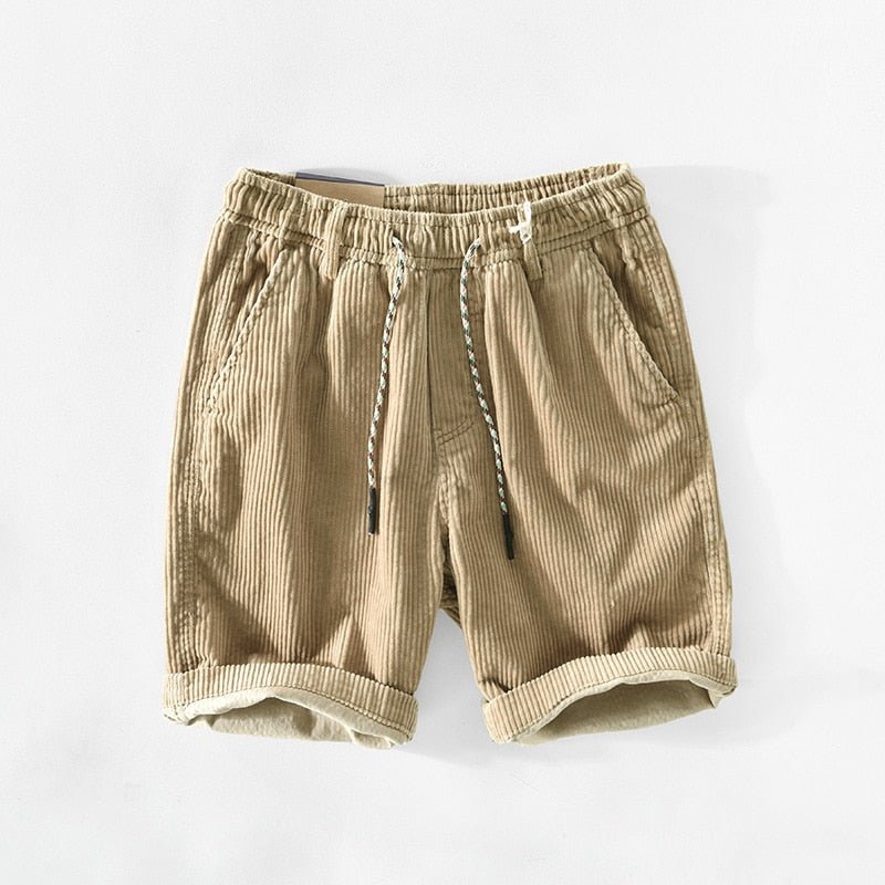 Shorts Décontractés en Velours Côtelé - Confort et Style Toute la Journée