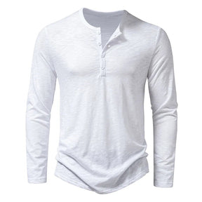 T-shirt Henley Élégant pour Homme - Confort et Style Polyvalent