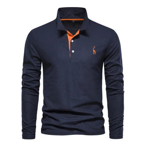 Polo à Manches Longues Classique - Style Intemporel et Confort Durable