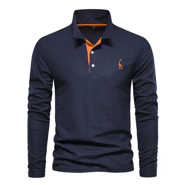 Polo à Manches Longues Classique - Style Intemporel et Confort Durable