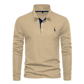 Polo à Manches Longues Classique - Style Intemporel et Confort Durable