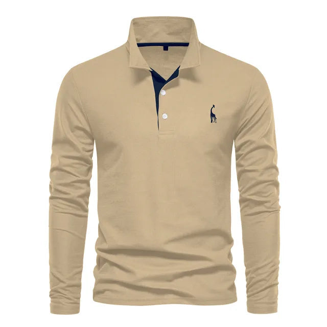 Polo à Manches Longues Classique - Style Intemporel et Confort Durable