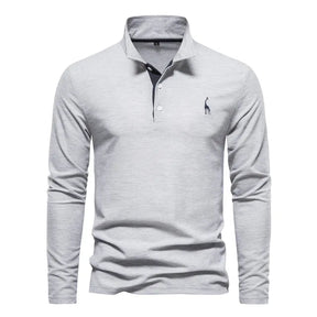 Polo à Manches Longues Classique - Style Intemporel et Confort Durable