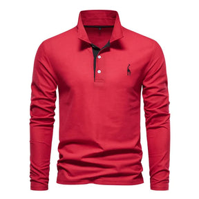 Polo à Manches Longues Classique - Style Intemporel et Confort Durable