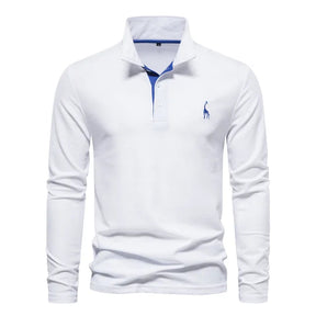 Polo à Manches Longues Classique - Style Intemporel et Confort Durable