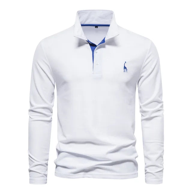 Polo à Manches Longues Classique - Style Intemporel et Confort Durable