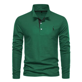 Polo à Manches Longues Classique - Style Intemporel et Confort Durable