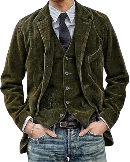 Blazer en Velours Côtelé pour Homme - Élégance et Confort au Quotidien