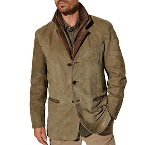 Veste en Suède Douce pour Femmes - Élégance Vintage et Confort Optimal