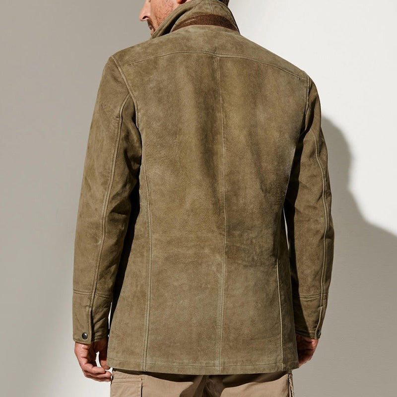 Veste en Suède Douce pour Femmes - Élégance Vintage et Confort Optimal