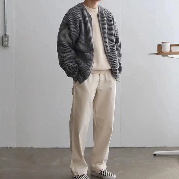 Cardigan Moderne pour Hommes - Style Élégant et Confort Quotidien