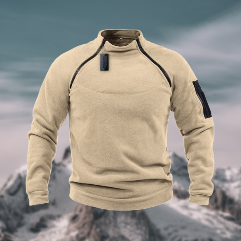 Pull en Polaire Isolée pour Hommes - Confort et Chaleur pour l'Automne