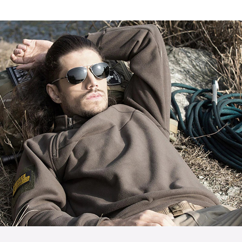 Pull en Polaire Isolée pour Hommes - Confort et Chaleur pour l'Automne
