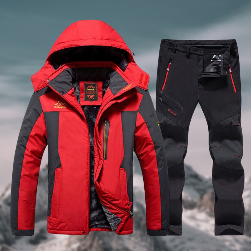 Ensemble d'Hiver Imperméable pour Hommes - Confort et Protection pour Aventures Froides