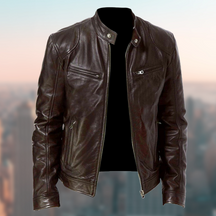 Veste en Cuir pour Hommes - Durable et Élégante avec Coupe Moderne
