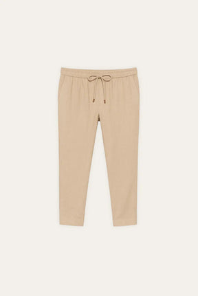 Pantalon en Lin Blanc Léger - Confort Suprême et Élégance Minimaliste