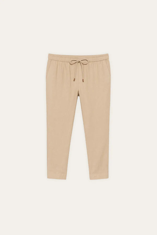 Pantalon en Lin Blanc Léger - Confort Suprême et Élégance Minimaliste
