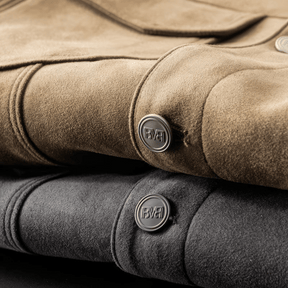 Veste Élégante en Daim pour Homme - Style Moderne et Polyvalent