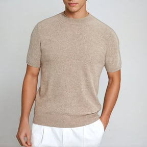 T-shirt en Cachemire pour Hommes - Confort Doux et Style Élégant