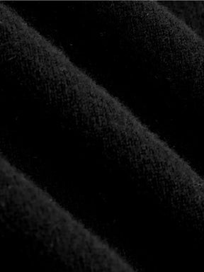 T-Shirt en Cashwool Noir pour Homme - Confort Luxe et Style Polyvalent