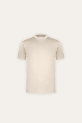 T-shirt Crewneck en Coton Mercerisé - Élégance et Confort Exceptionnel