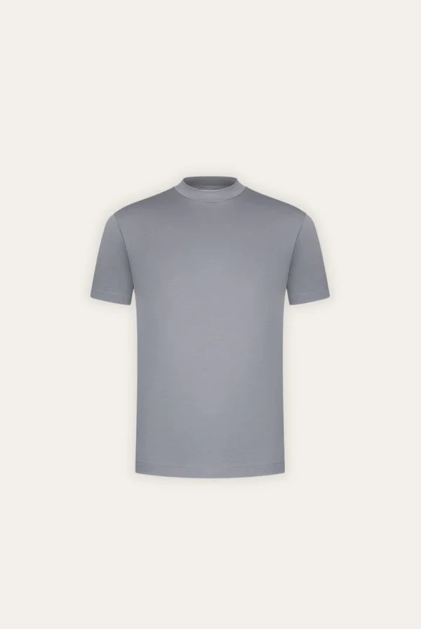 T-shirt en Coton Mercerisé de Qualité - Finition Brillante et Élégante au Quotidien