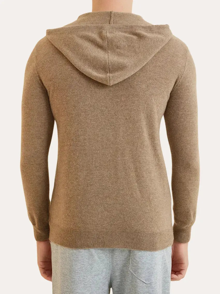Gilet Zippé en Cachemire pour Hommes - Style Élégant et Confort Optimal