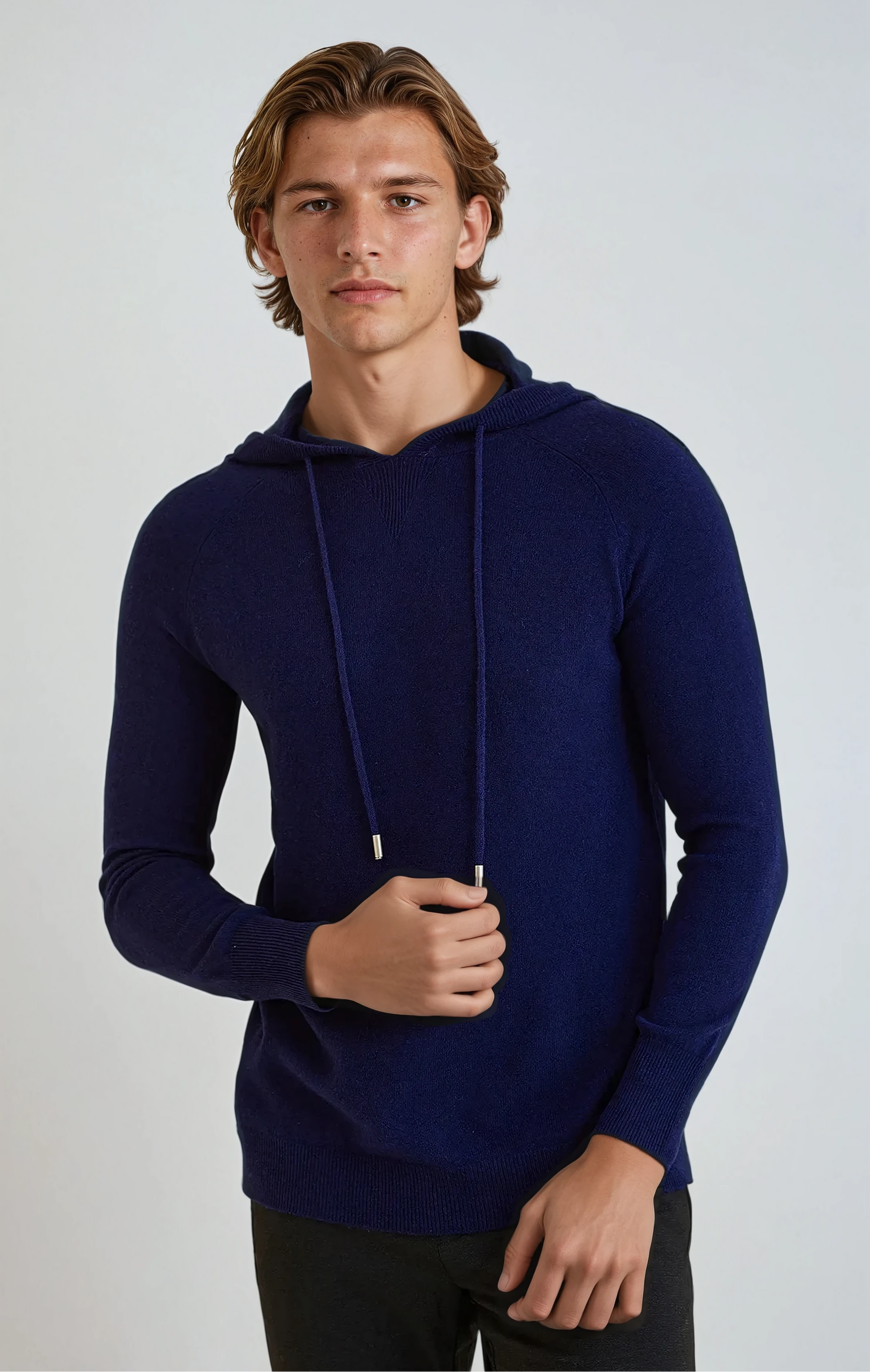 Hoodie en Cachemire Slim Fit - Luxe et Confort au Quotidien