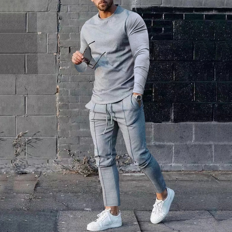 Survêtement Sportif Épuré - Style Chic et Confort Optimal