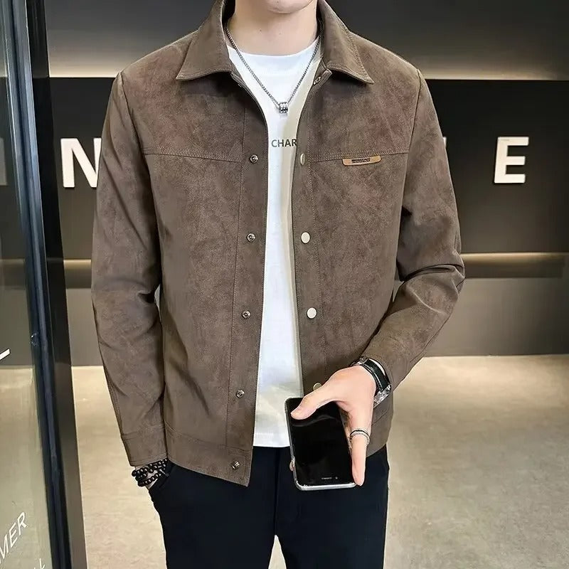 Veste d'Extérieur Noir PU - Élégance et Durabilité pour Toutes les Occasions