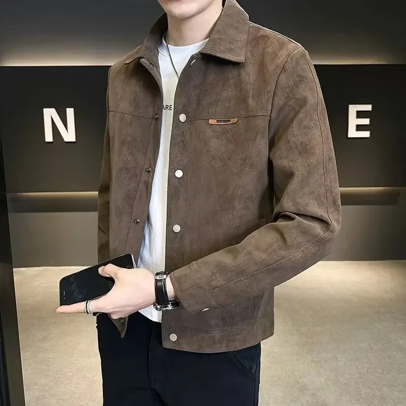 Veste d'Extérieur Noir PU - Élégance et Durabilité pour Toutes les Occasions