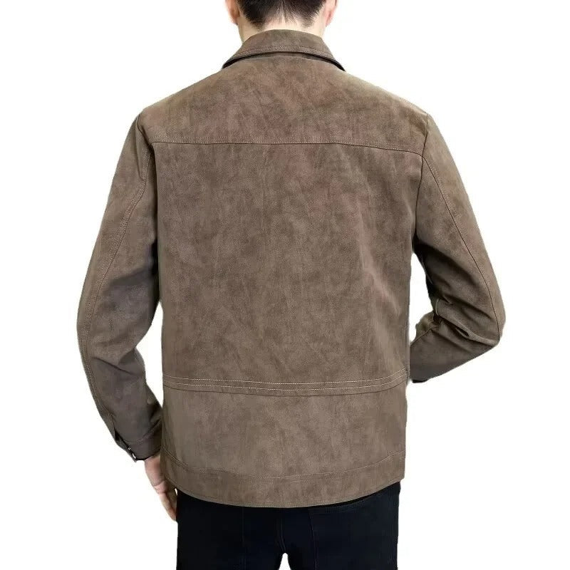 Veste d'Extérieur Noir PU - Élégance et Durabilité pour Toutes les Occasions