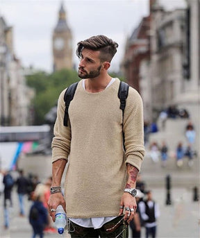 Pull Long en Maille pour Femmes - Élégance et Confort au Quotidien