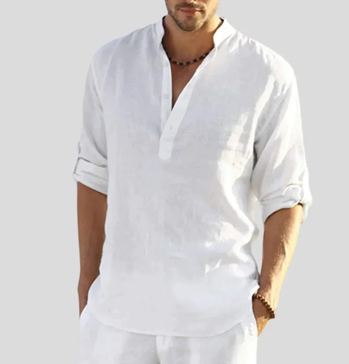 Chemise Habillée à Manches Longues pour Hommes - Confort Premium et Style Élégant