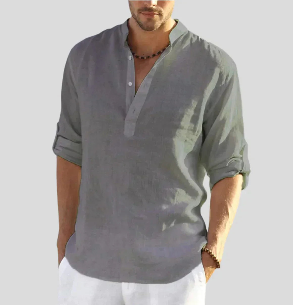 Chemise Habillée à Manches Longues pour Hommes - Confort Premium et Style Élégant