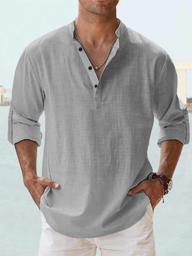 Chemise en Lin Détendue - Légère et Élégante pour Été