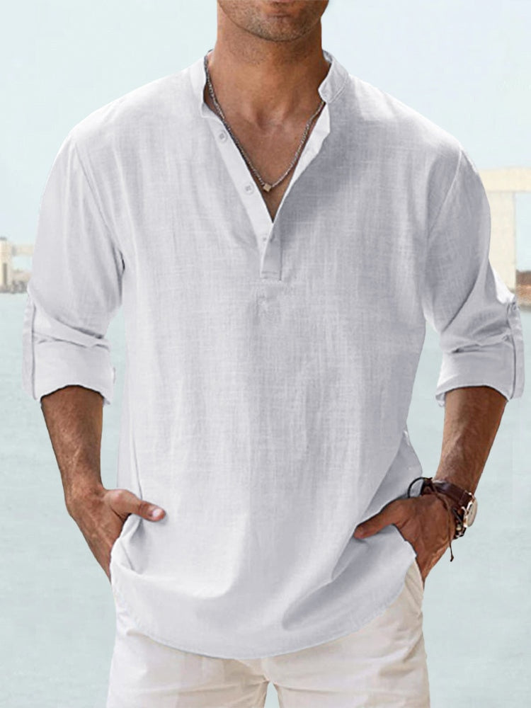 Chemise en Lin Détendue - Légère et Élégante pour Été