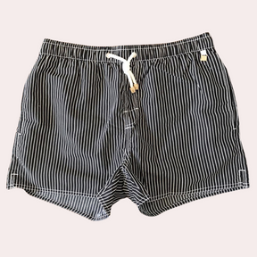 Shorts de Bain Rayés pour Hommes - Confort et Style avec Cordon Ajustable