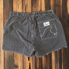 Shorts de Bain Rayés pour Hommes - Confort et Style avec Cordon Ajustable