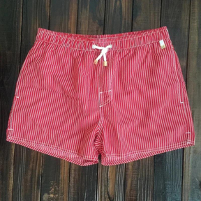 Shorts de Bain Rayés pour Hommes - Confort et Style avec Cordon Ajustable