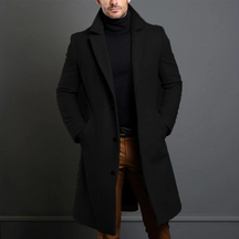Manteau d'hiver en Laine pour Hommes - Élégance et Chaleur pour l'Hiver