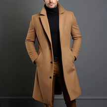 Manteau d'hiver en Laine pour Hommes - Élégance et Chaleur pour l'Hiver
