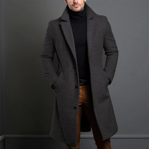 Manteau d'hiver en Laine pour Hommes - Élégance et Chaleur pour l'Hiver