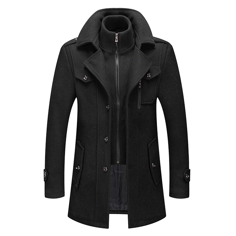 Manteau d'hiver élégant pour homme - Confort Durable et Style Polyvalent