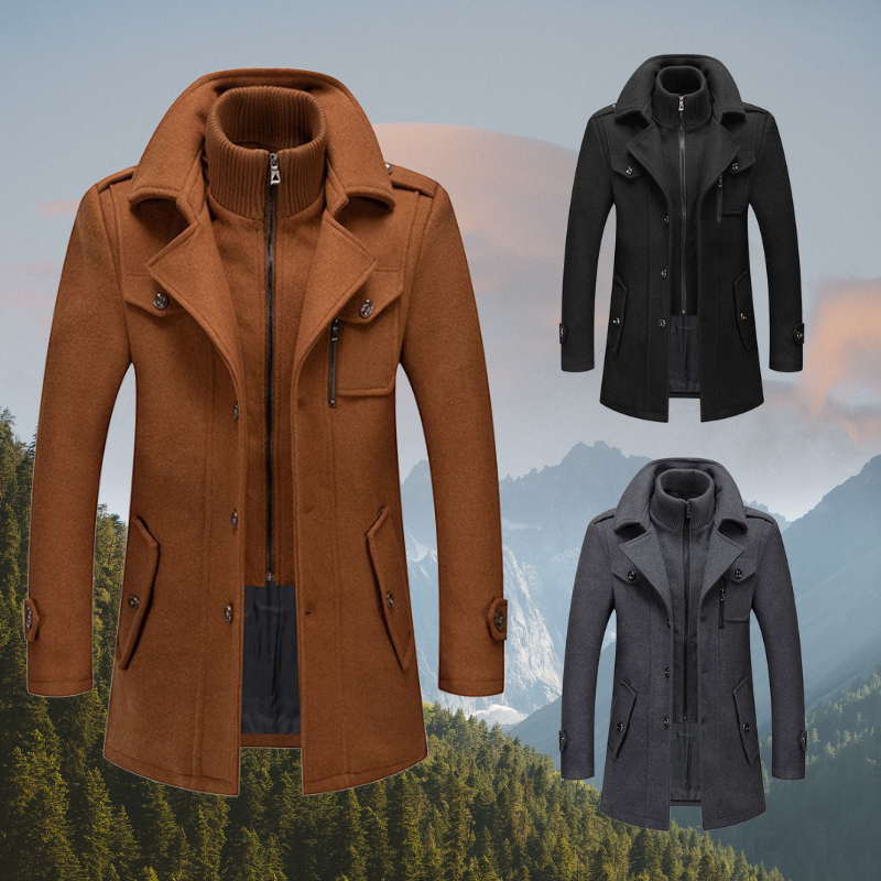 Manteau d'hiver élégant pour homme - Confort Durable et Style Polyvalent