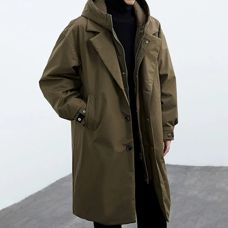 Manteau Puffer Imperméable pour Hommes - Design Élégant et Chaud en Conditions Froides