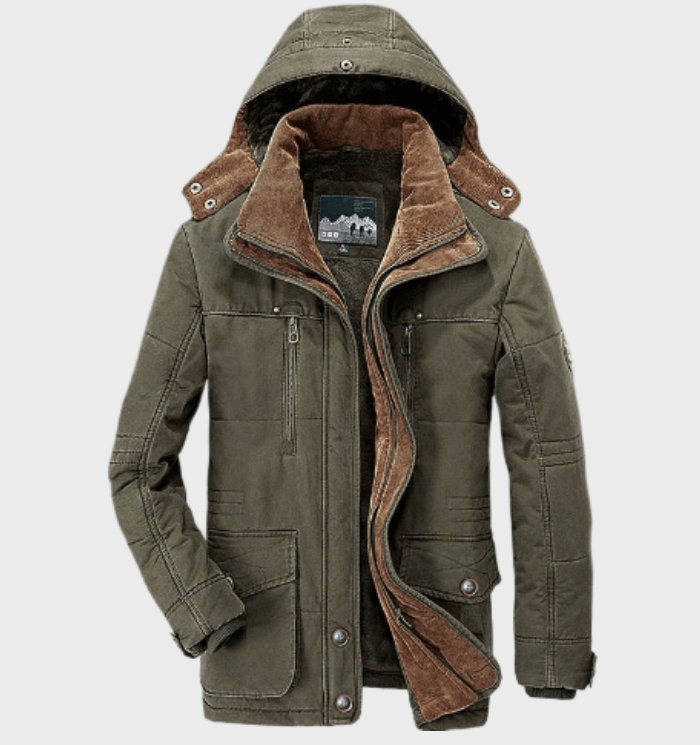 Veste d'hiver imperméable pour homme - Isolation chaude et respirante